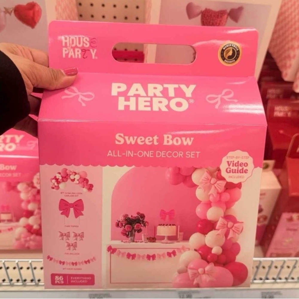 Sweet Bow All-in-One Decor Set - Pink